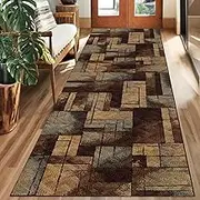 Washable Runner Rug, Hallway Floor Area Rug and Mat Long Carpet Runner, Laundry Room Kitchen Entryway Bathroom Runner Rugs, Narrow Carprt Runner Mat 100-600cm(80x500cm)
