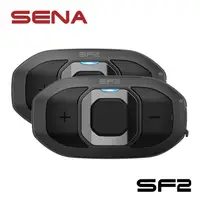 在飛比找PChome24h購物優惠-SENA SF2-03D 重機藍牙通訊系統 (雙包裝)