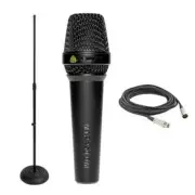 Lewitt MTP-250-DM Mic with Round Base Stand & XLR Cable