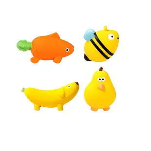 Q MONSTER 水果動物家族 發聲玩具 狗玩具發聲玩具 寵物玩具 乳膠玩具 - 艾爾發寵物 Alphapetstw