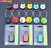 TSA Approved Travel Bike Luggage Bag GYM Padlock Locker 3-Dial Password Security