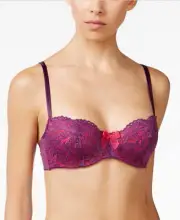 B.Tempt'd by Wacoal Ciao Bella Balconette Bra 953144 30DD Purple NWT! $38