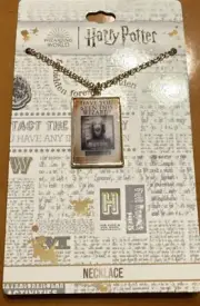 Harry Potter Newsprint Lenticular Sirius Black Necklace Newspaper Cover