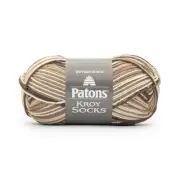 6 Pack Patons Kroy Socks Yarn-Brownies 243455-55743