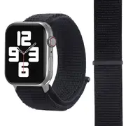 For Apple Watch Series 6,44-mm Case,Nylon Watch Band,Fastener,Black