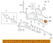 CHRYSLER OEM 05-10 Commander Front Axle Carrier-Isolator 52089516AB