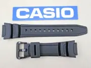 Genuine Casio AE-1000W AE-1100W black resin rubber watch band strap
