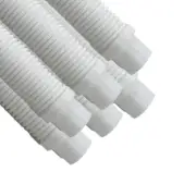 Puri Tech Pool Cleaner Vac Hose Kreepy Krauly Barracuda 1.5in x 4ft White 6 pk