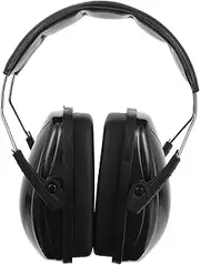 [HOMSFOU] Soundproof Earphones Ear Muffs Headphone Noise Ear Warmer Hearing Ear Protection Head Head Phones Pu Black