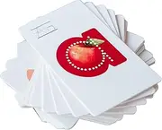 Alphabet Flash Cards Toddler Learn Letter Sounds Up to 2X Faster 26 with Images 26-Piece Double Speed Letter Sound Learning, Reading & Spelling Game