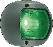 Perko Green Navigation Side Light w/12/24 Volt Bulb Black Polymer 0170BSD12V