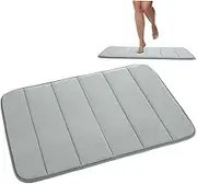 CATIEBYE Quick Dry Bath Mat Machine Washable Non Slip Shower Rug Thickened Soft Floor Mat for Bathroom Elegant Design Water Absorbing