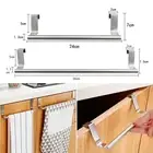 Kitchen Under Cabinet Towel Hanger Rack Organizer Storage Shelf Holder