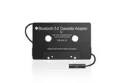 Audio Cassette Aux Adapter, Bluetooth 5.0 Cassette Receiver,Cassette Tape to Aux Adapter,Tape Audio Adapter, Tape Desk Player for Listening Mobile Phone Music and Car Voice,Hands Free(Black)