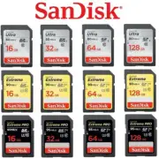 SanDisk SD Card 64GB 32G 128G 256G 16G Ultra Extreme Pro SDHC SDXC Camera Memory