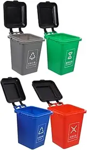 Kisangel 1Set Early Learning of Trash Sorting Garbage Can for Educational Desk for Boys and Interactive Waste Management Fun