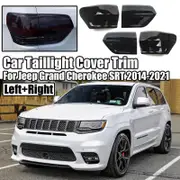 4 PCS For Jeep Grand Cherokee Overland SRT Trailhawk 2014-2021 Smoky Taillight Light Rear Cover Guard Trim ABS Smoked Accessories