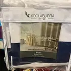 Koolaburra by Ugg Fabric Shower Curtain Kenz Blue & White 72x72 NIP NWT