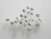 4pc 2.3mm VS Clarity F Color Natural Loose Brilliant Cut Clean White Diamonds