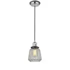 Innovations F Chatham Mini Pendant, PN/Rib/Nov - 201CBP-PNBK-G142