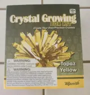 Crystal Growing Box Kit in Topaz Yellow Toysmith NEW Science Kit Kids Homeschool