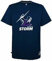 [Outerstuff] NRL Cotton Logo Tee Shirt - Melbourne Storm - YOUTH - Rugby League - Navy