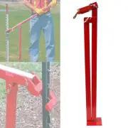 T-post Puller Steel Studded Fence Post Remover Leverage Lifter