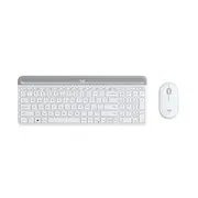 Slim Wireless Keyboard And Mouse Combo Mk470 White