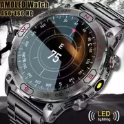 New Real SmartWatch 450mAh Battery Fitness Tracker IP68Waterproof Bluetooth Call