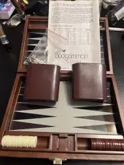 New Old Stock!! Backgammon by Cardinal Travel 14"x 9" Magnetic Game Set