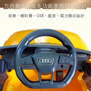 【親親 CCTOY】原廠授權 奧迪RS6兒童電動車 RT-880 （白色）加贈一顆電池 (3.8折)