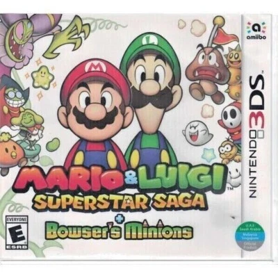 Mario & Luigi: Superstar Saga + Bowser's Minions 3DS New Game Special (2017 RPG)