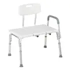 Adjustable Shower Chair Bathtub Bench Bath Seat Aid Armrests Stool Bathroom Safe