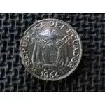 【全球郵幣】厄瓜多爾 缺料錢幣 ECUADOR 1964 TEN (10) CENTAVOS