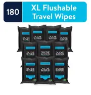 DUDE WIPES XL Travel Flushable Wipes, 10 ct., 180 wipes SAMEDAY SHIPP!!!