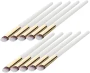 Ipetboom 10pcs Under Eye Concealer Brushes Angled Makeup Tools for Blending Durable Skin Friendly for Professionals Beginners present for Makeup Lovers