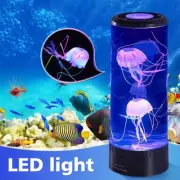 lamp jellyfish lava fish color changing lights led light jelly night mood tank