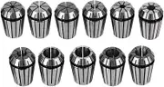 Rotary tool accessories Collet, ER16 1-10MM Spring Collet Set for CNC Milling Lathe Tool Engraving Machine Spring Collet Chuck Precision 0.008(ER16-2)