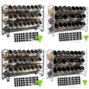 Kitchen Seasoning Spice Bottle Rack with Shelf Storage Organizer