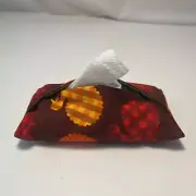 Pocket Tissue Holder Handmade Turkey Thanksgiving Fall Autumn Double Sided 5x3