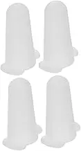SOLUSTRE 4pcs Silicone Piping Tip Covers Reusable Cake Nozzle Protectors for Frosting Nozzles Keep Tips Clean Icing Fresh Baking Accessories for Home Bakers