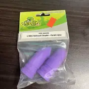 Venom Racing VEN2065GR 1/8th J Exhaust Coupler Purple 2 Pcs RC Vintage