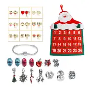 Catzon DIY Charm Bracelet Making Kit Including Jewelry Beads Ear Stud and Snake Chains for Girls