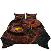 Scary Dragon Hellfire Dragon Coverlet
