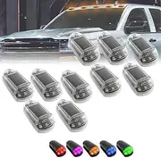 High-end New Solar Powered Cab Lights 7 Colors Punch-Free Solar Truck Powered Ca Or Lights App T2A9 Lights Roof