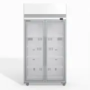 TMF1000N-A 2 1 Glass Door Upright Display or Storage Freezer - White - TMF1000N-A-WHITE