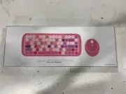 Wireless keyboard mouse set MOFII Candy 2.4G Pink