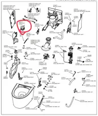 在飛比找Yahoo奇摩購物中心優惠-【麗室衛浴】美國 KOHLER 77795 電腦馬桶專用零件