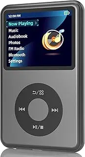 Y1 Mp3 Player with Bluetooth 128G Innioasis Version Upgrade Portable Mini HiFi Sound Bluetooth Walkman Digital Music Player 2.4" Screen Nice 2025 Black