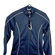 Charles River Apparel Jacket Women's Medium Navy Blue Full Zip New With Tags